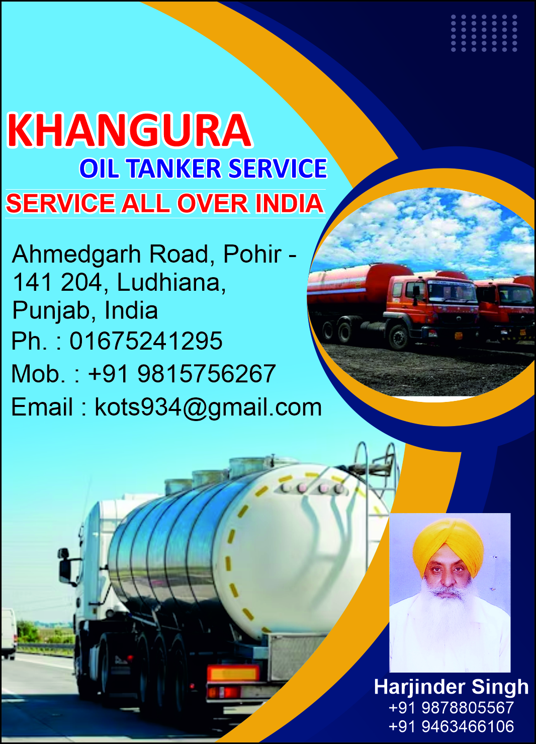 Khangura Oil Tanker Service